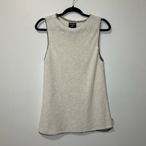 Vintage Polo by Ralph Lauren Cream Tank Top